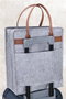 Aberto Design Cesta de Fieltro Gris ALS-04263